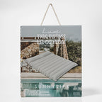 The Vacay Double Inflatable Mattress - Stone Stripe