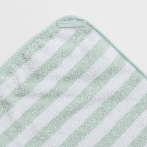 Apple Sorbet Baby Bath Towel - Pastel Green