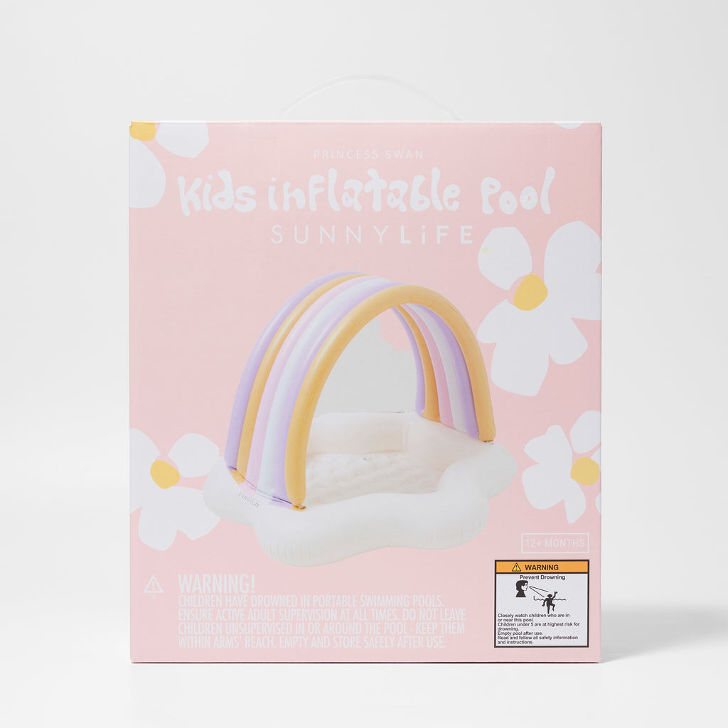 Piscine Gonflable Pour Enfants Princesse Cygne Multi