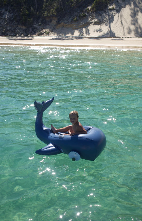 Flotador de lujo Moby Dick - Azul marino