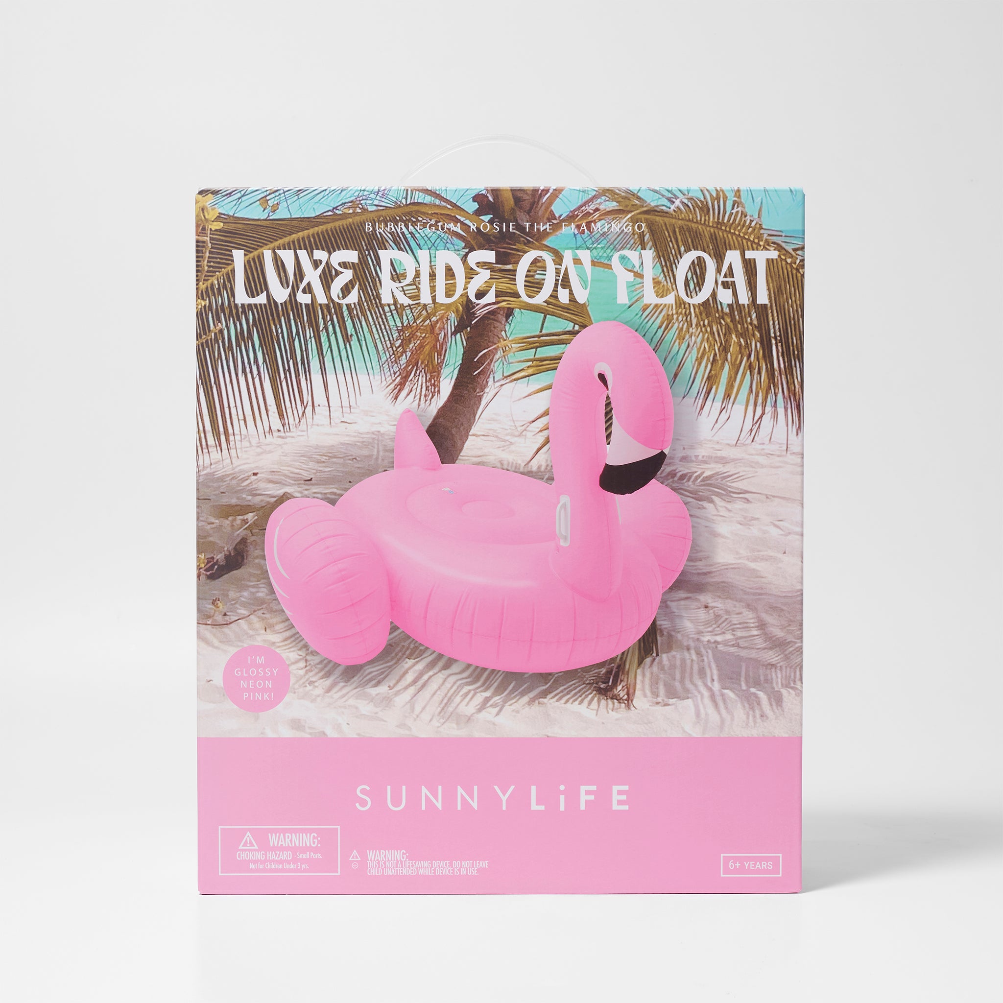 Bouée Gonflable De Luxe Rosie Le Flamant Rose