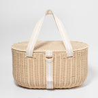 Grand Panier De Pique-Nique - Naturel