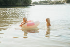 Bubblegum Tube Pool Ring - Pink Stripes