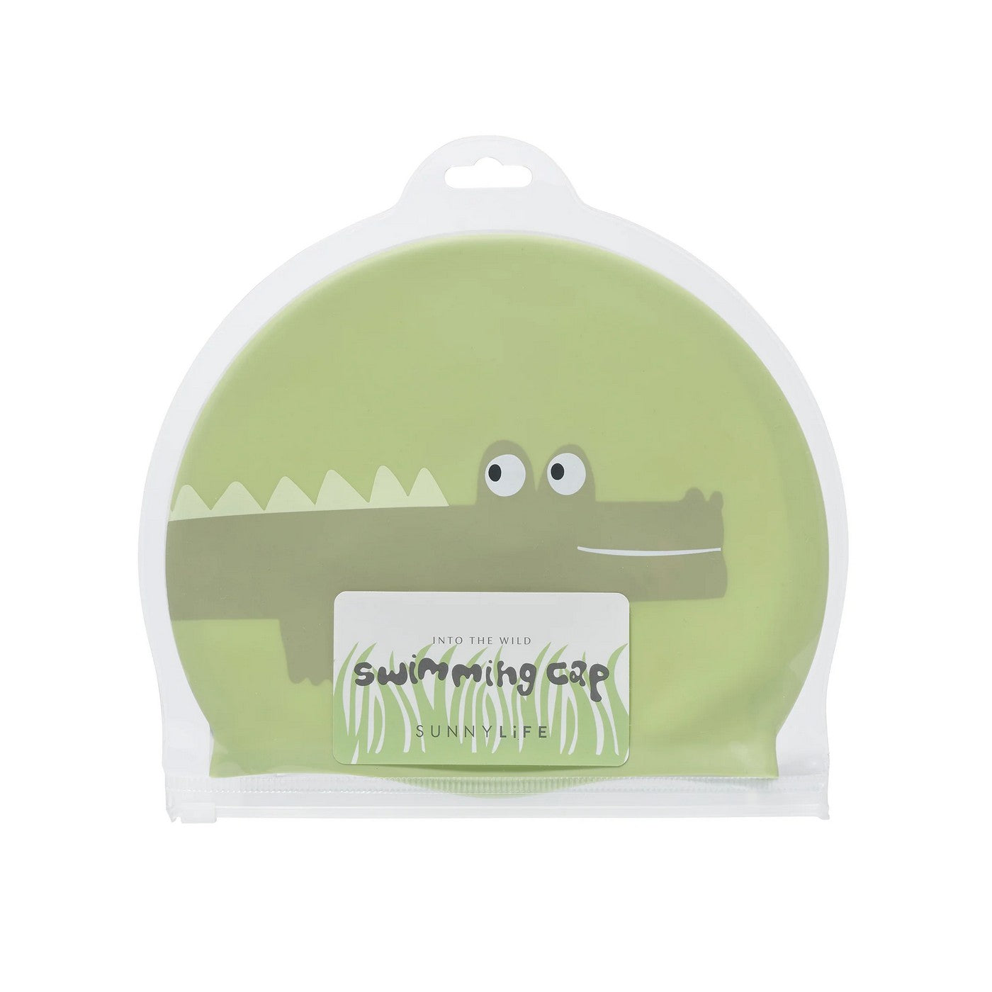 Gorro de natación infantil Cookie The Crocodile - Light Khaki