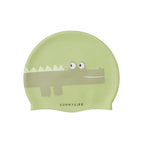 Gorro de natación infantil Cookie The Crocodile - Light Khaki