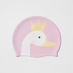 Swan Princess Children's Swim Cap - Multicolor
