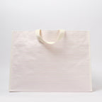 Lazy Days Beach Tote Bag - Pink Stripes