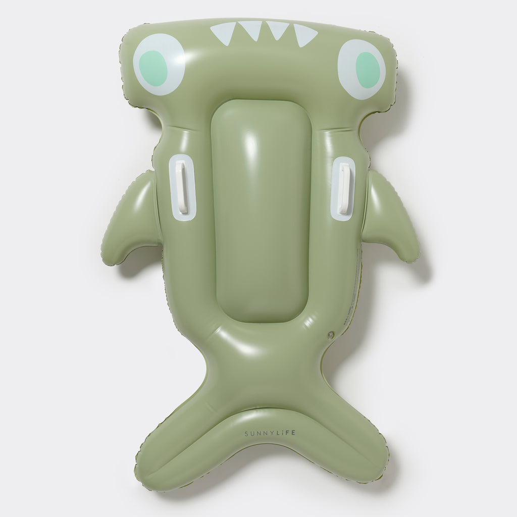 Flotador Infantil Salty The Shark Caqui