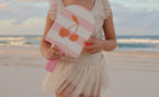 Raquettes De Plage A Scratch - Barbe A Papa/Cerises