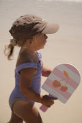 Raquettes De Plage A Scratch - Barbe A Papa/Cerises