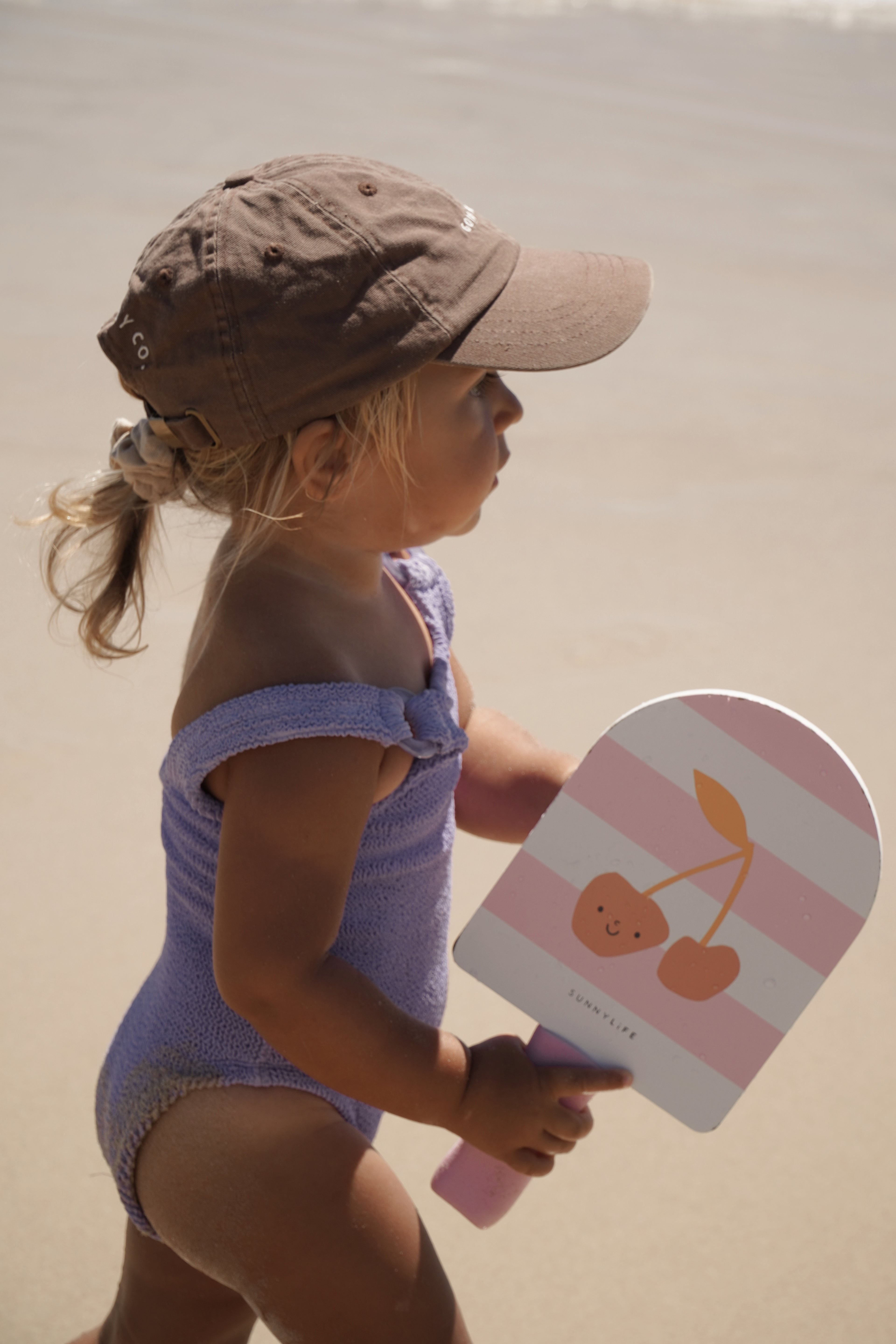 Raquettes De Plage A Scratch - Barbe A Papa/Cerises