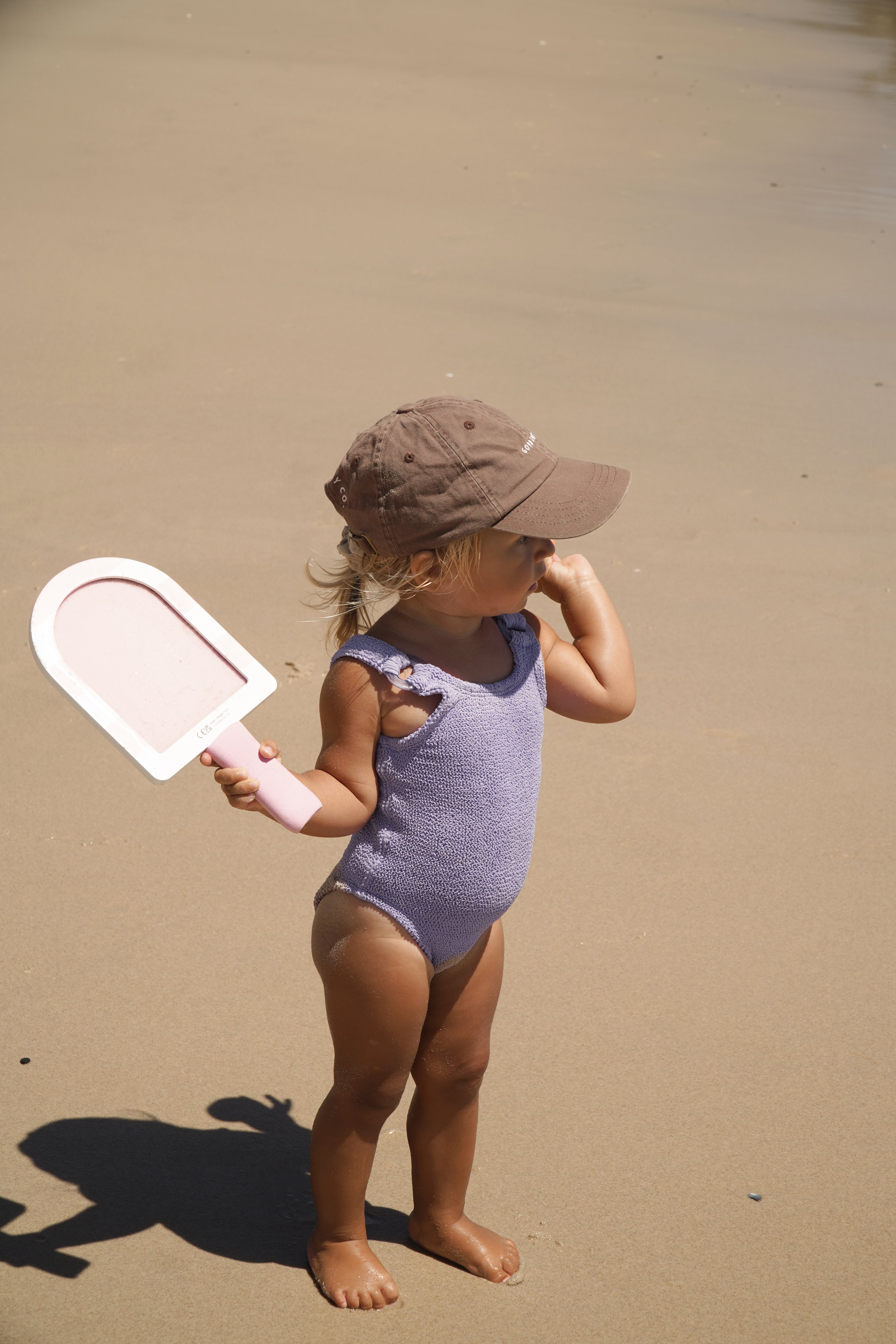 Raquettes De Plage A Scratch - Barbe A Papa/Cerises