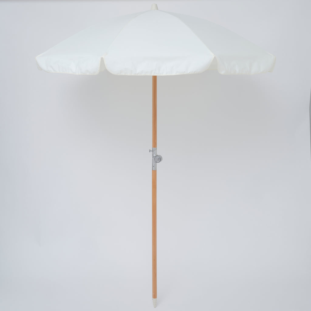 Parasol De Plage De Luxe - Crème