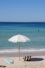 Parasol De Plage De Luxe - Crème
