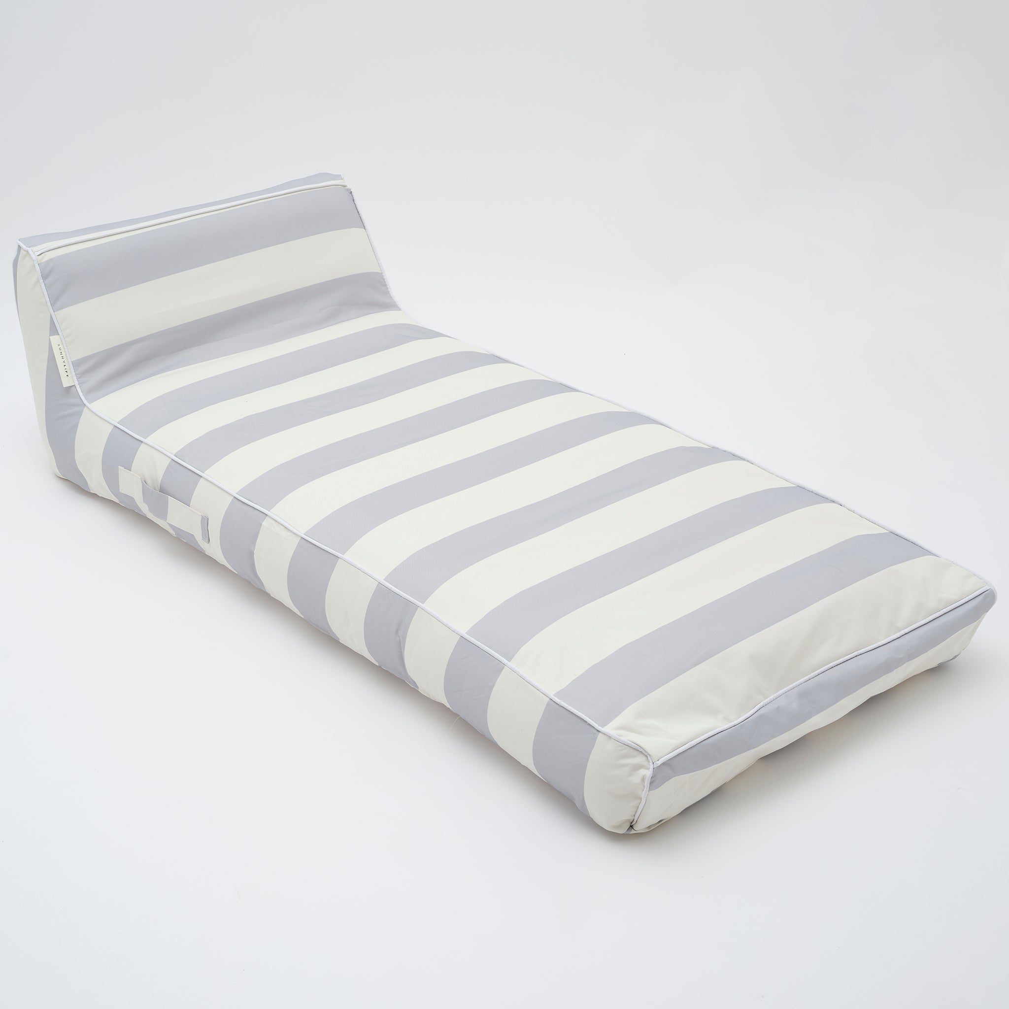 Chaise Longue Lazy Days - Rayures Bleues