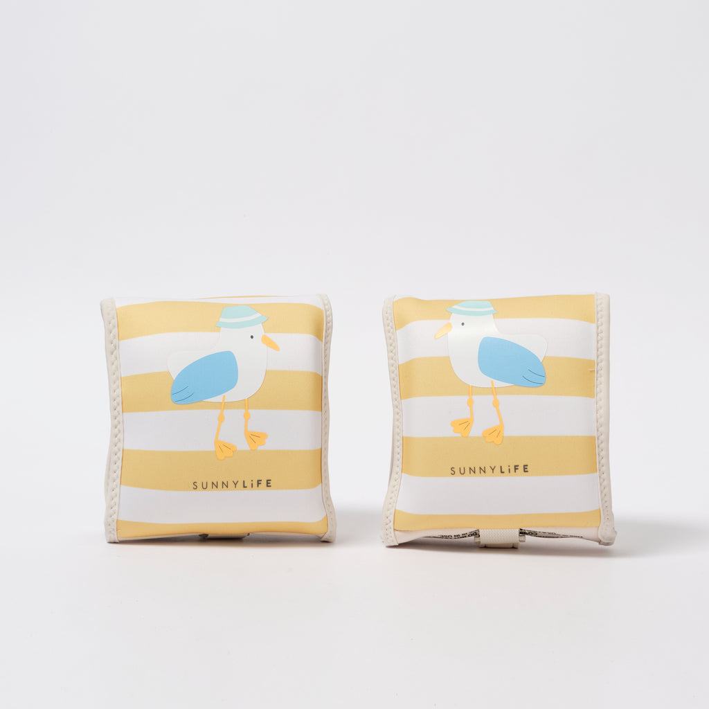 Brassards Sid La Mouette - Rayures Moutarde