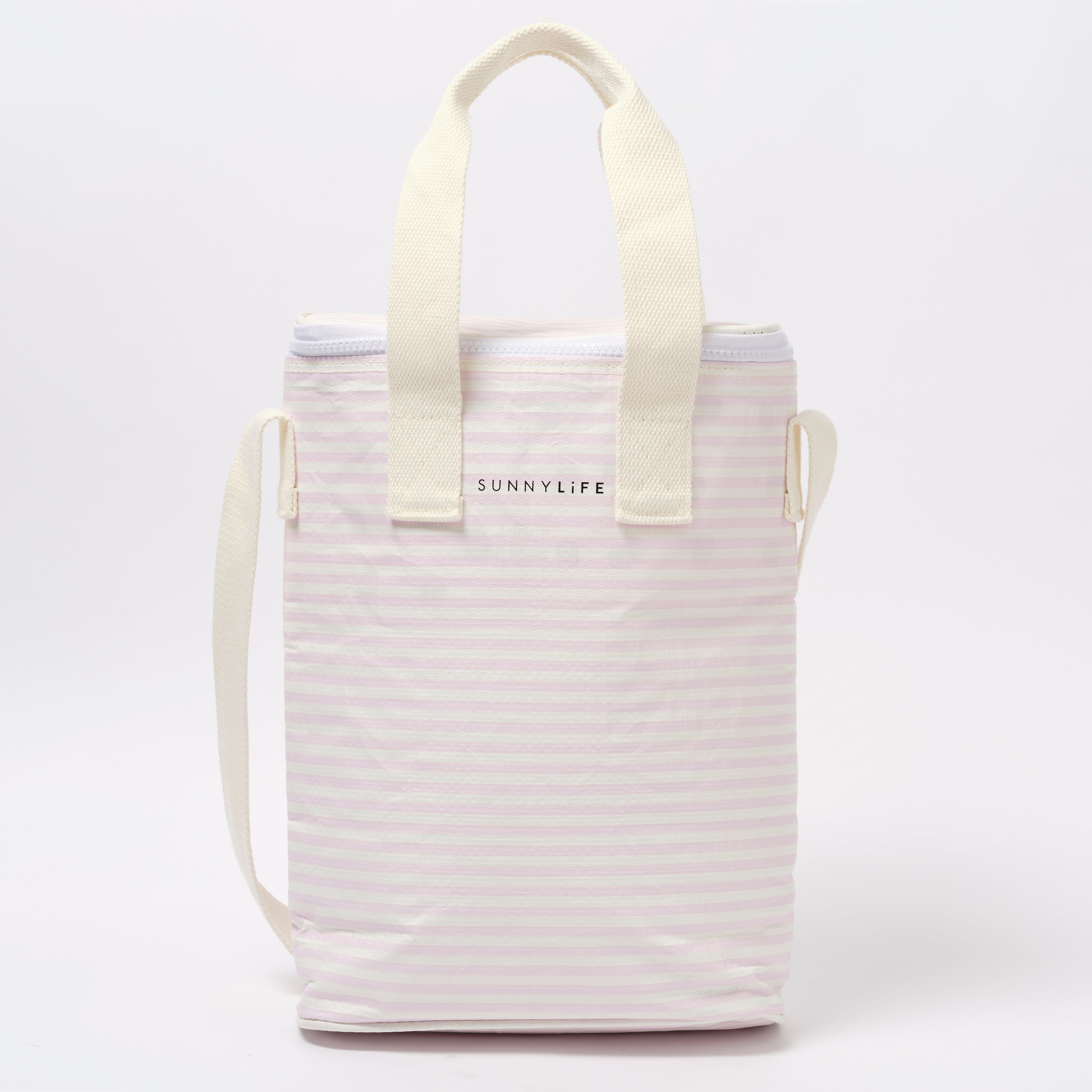 Bolsa aislante ligera con rayas rosas Lazy Days