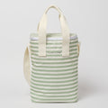 Bolso aislante ligero con rayas salvia La Palma