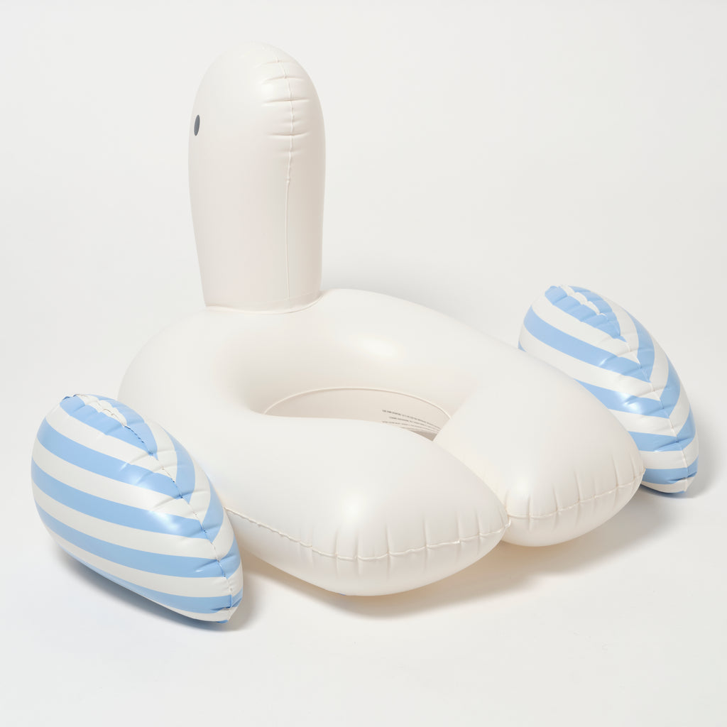 Sid The Seagull Children's Buoy With Blue Stripes