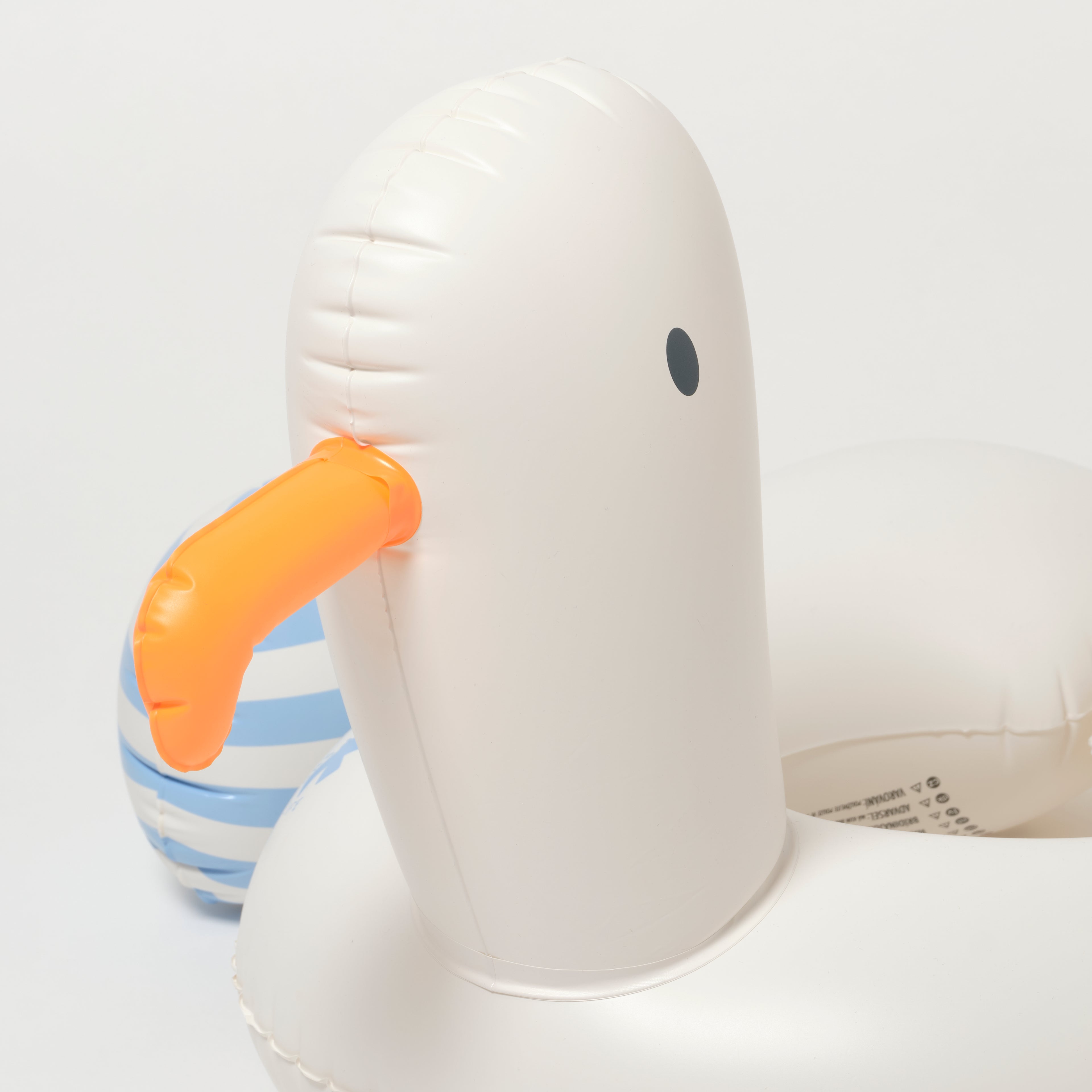 Sid The Seagull Children's Buoy With Blue Stripes