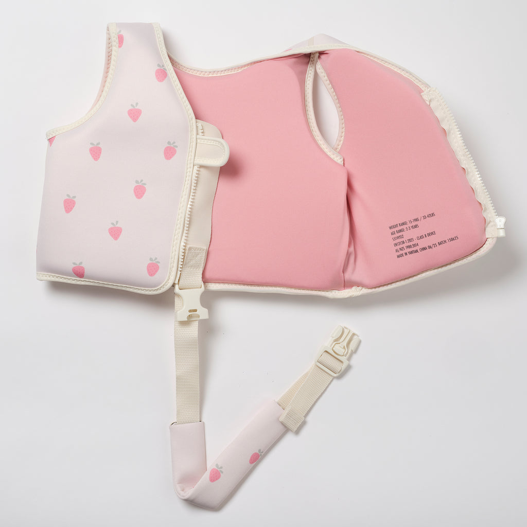 Children's Swimming Vest 2-3 Years Strawberry Sun