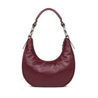 Sac Hobo Zippé Handle First - Bordeaux