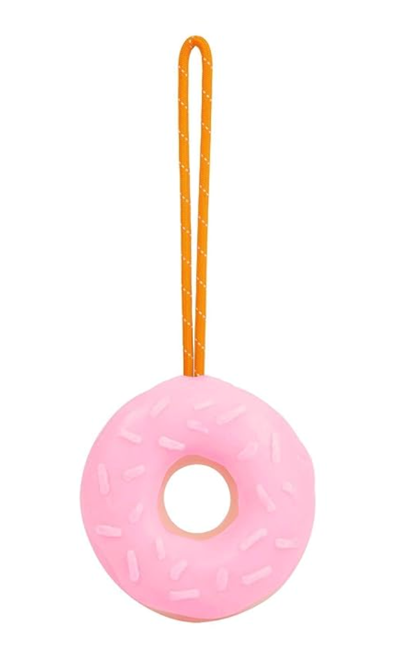 Donut de jabón en una cuerda