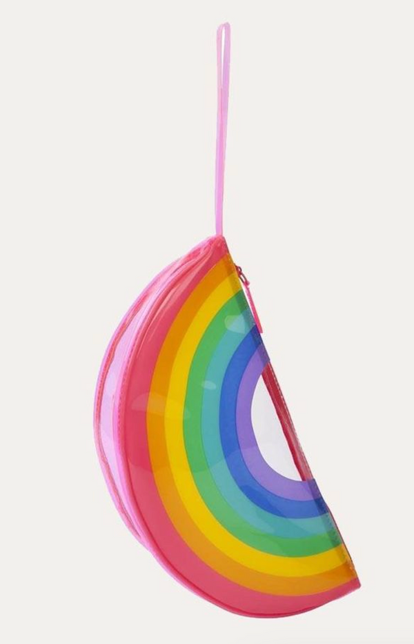Transparent Rainbow Pouch%