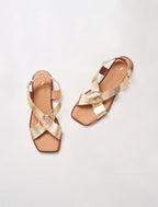 Flat Sandals - Constance - Gold - Women