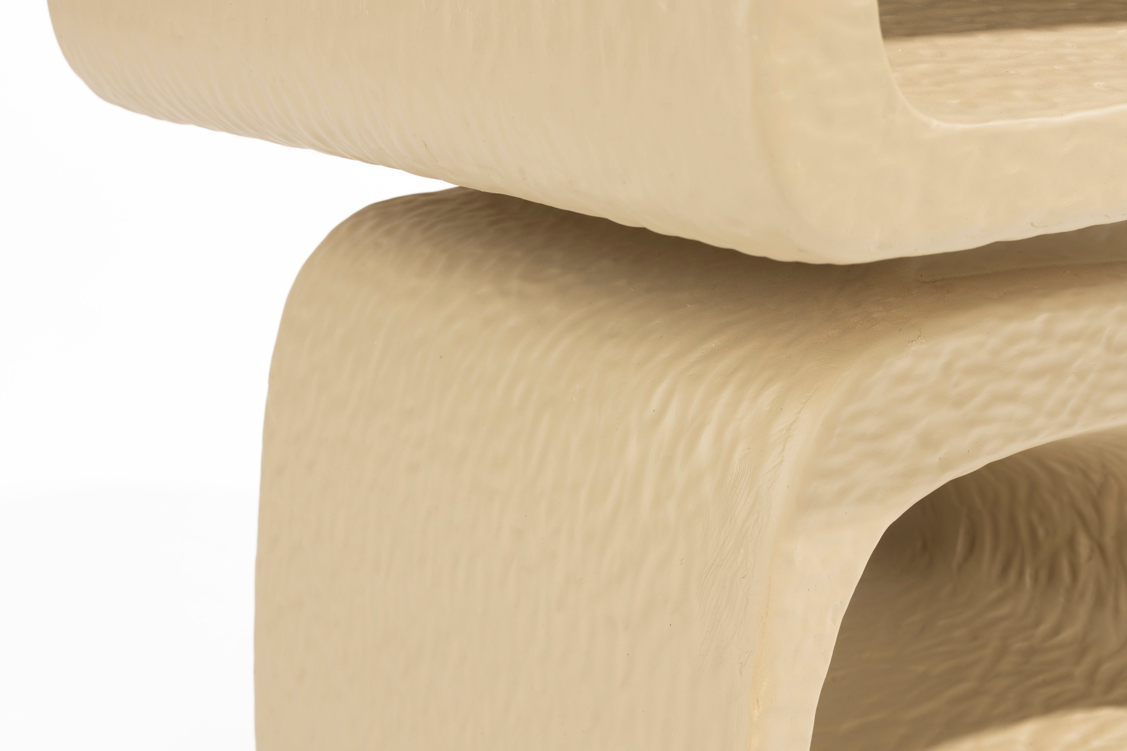 Eddy - Table D'Appoint - Résine - Beige