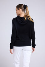 Sabrina Hooded Sweatshirt - Black