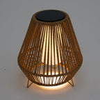 Salomea - Solar Lantern - Rattan - Beige