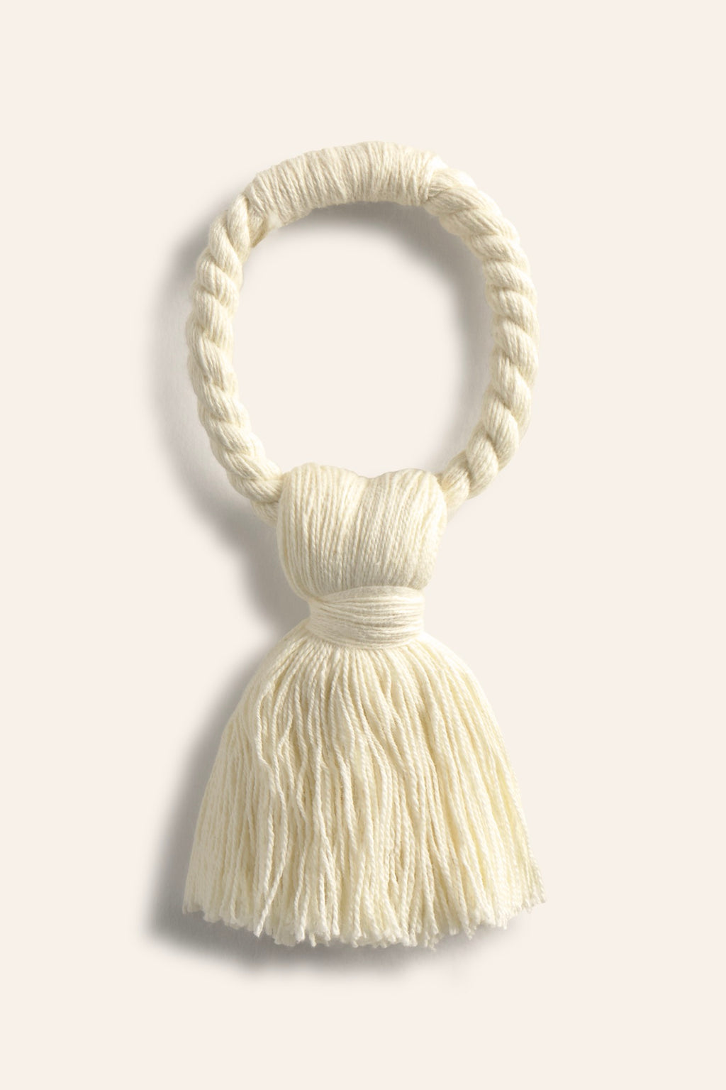 Rond De Serviette Lot De 4 Pièces Sami Diam - Écru