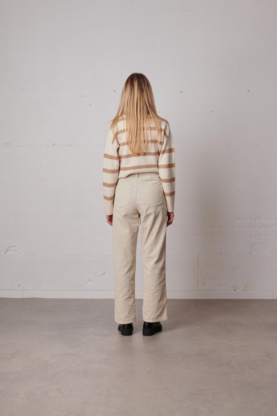 Pantalón Samuel Soft Cord - Crema