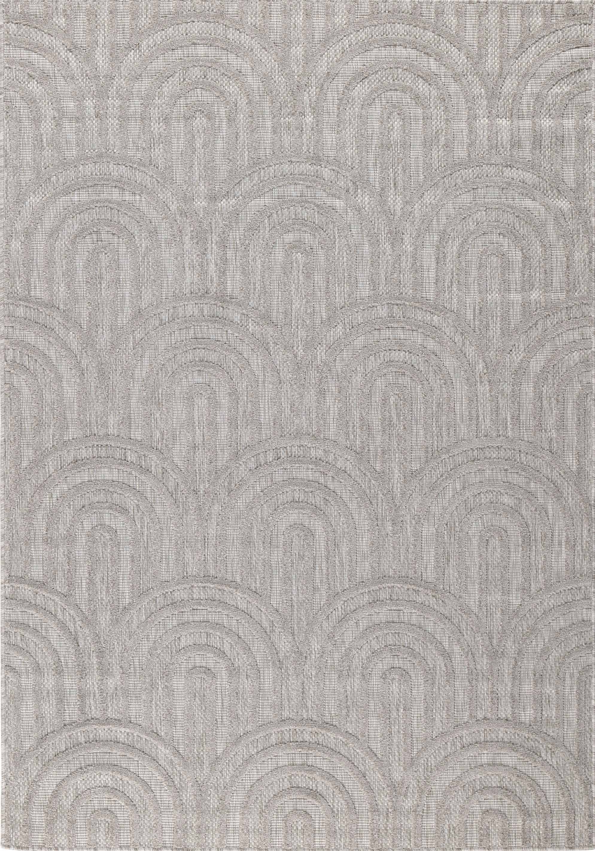 Indoor and outdoor rug SANTORINI 985 GRAY: SAN985GRI Nazar rugs
