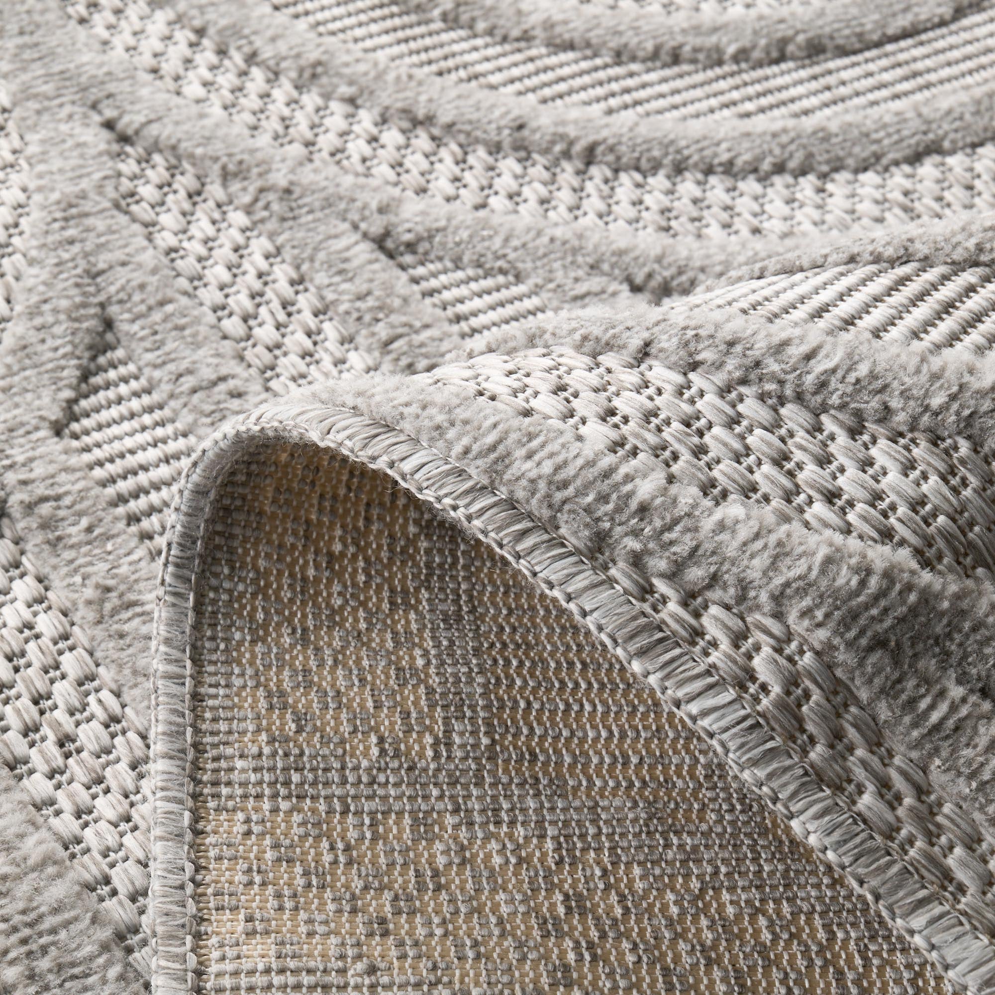 Indoor and outdoor rug SANTORINI 985 GRAY: SAN985GRI Nazar rugs