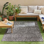 Santorini - Indoor/Outdoor Rug - Polypropylene - Black