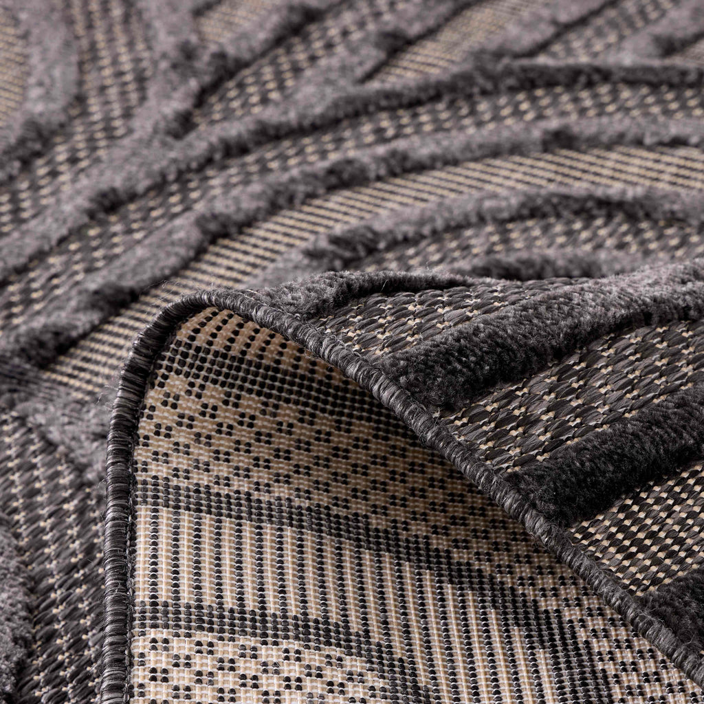 Santorini - Indoor/Outdoor Rug - Polypropylene - Black