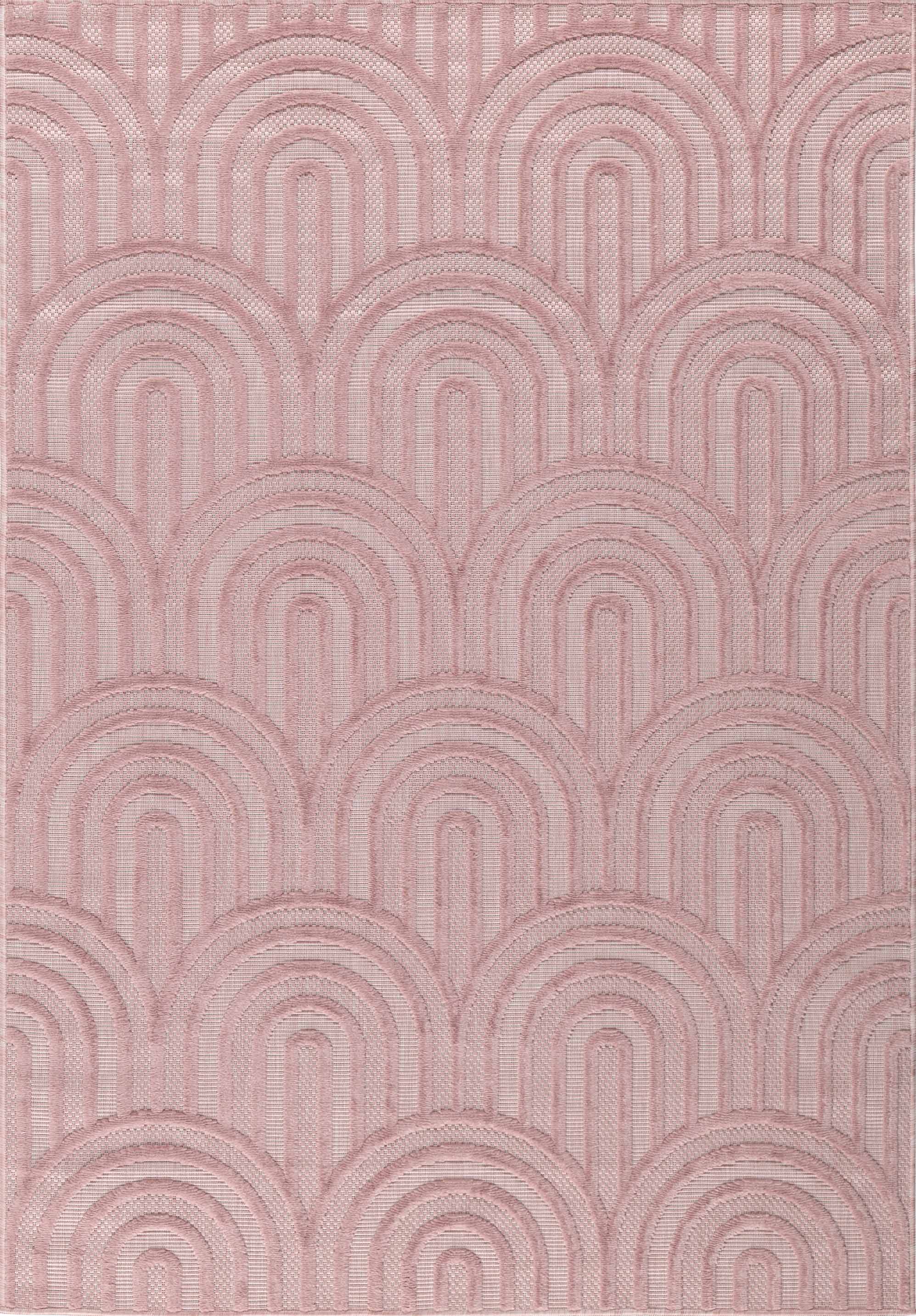 Indoor and outdoor rug SANTORINI 985 PINK: SAN985ROS Nazar rugs