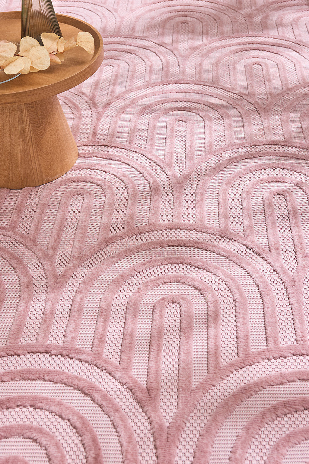 Indoor and outdoor rug SANTORINI 985 PINK: SAN985ROS Nazar rugs