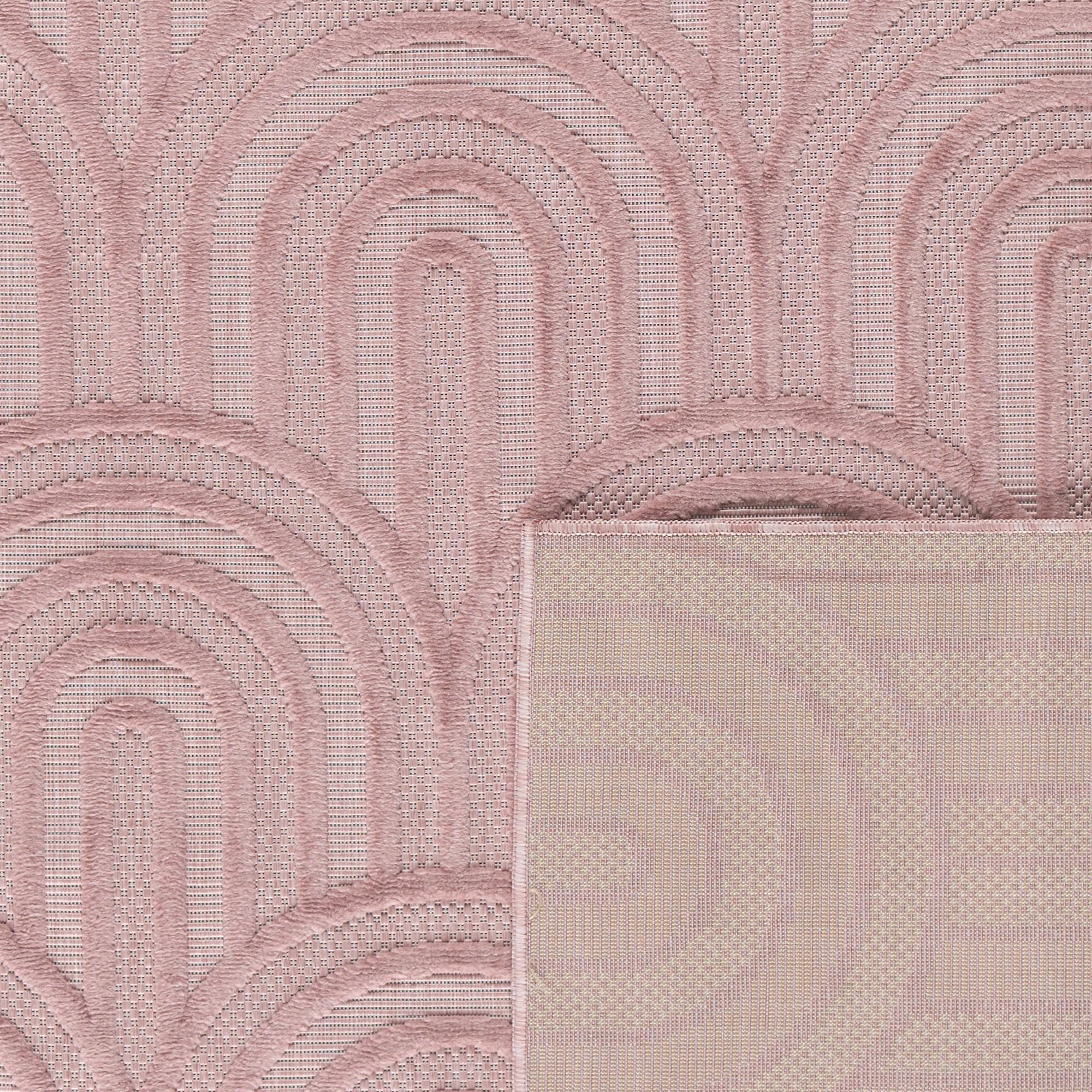 Indoor and outdoor rug SANTORINI 985 PINK: SAN985ROS Nazar rugs