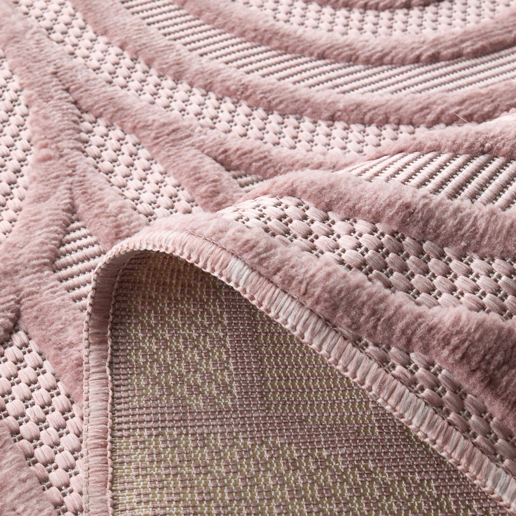 Indoor and outdoor rug SANTORINI 985 PINK: SAN985ROS Nazar rugs