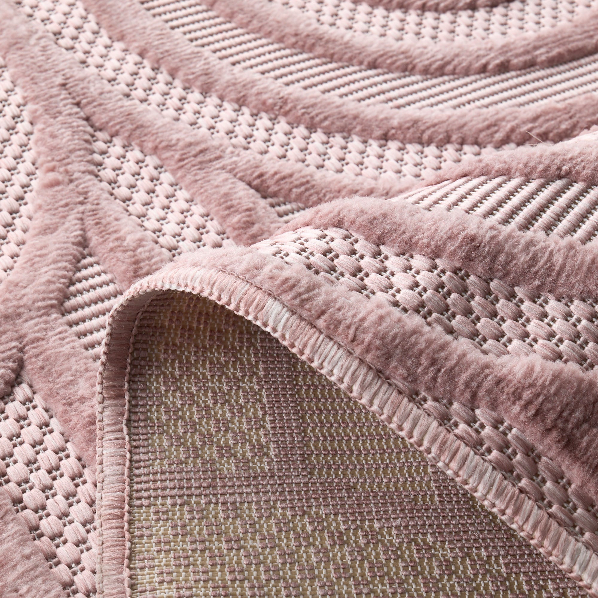 Indoor and outdoor rug SANTORINI 985 PINK: SAN985ROS Nazar rugs