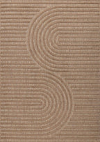 Indoor and outdoor rug SANTORINI 986 BEIGE: SAN986BEI Nazar rugs
