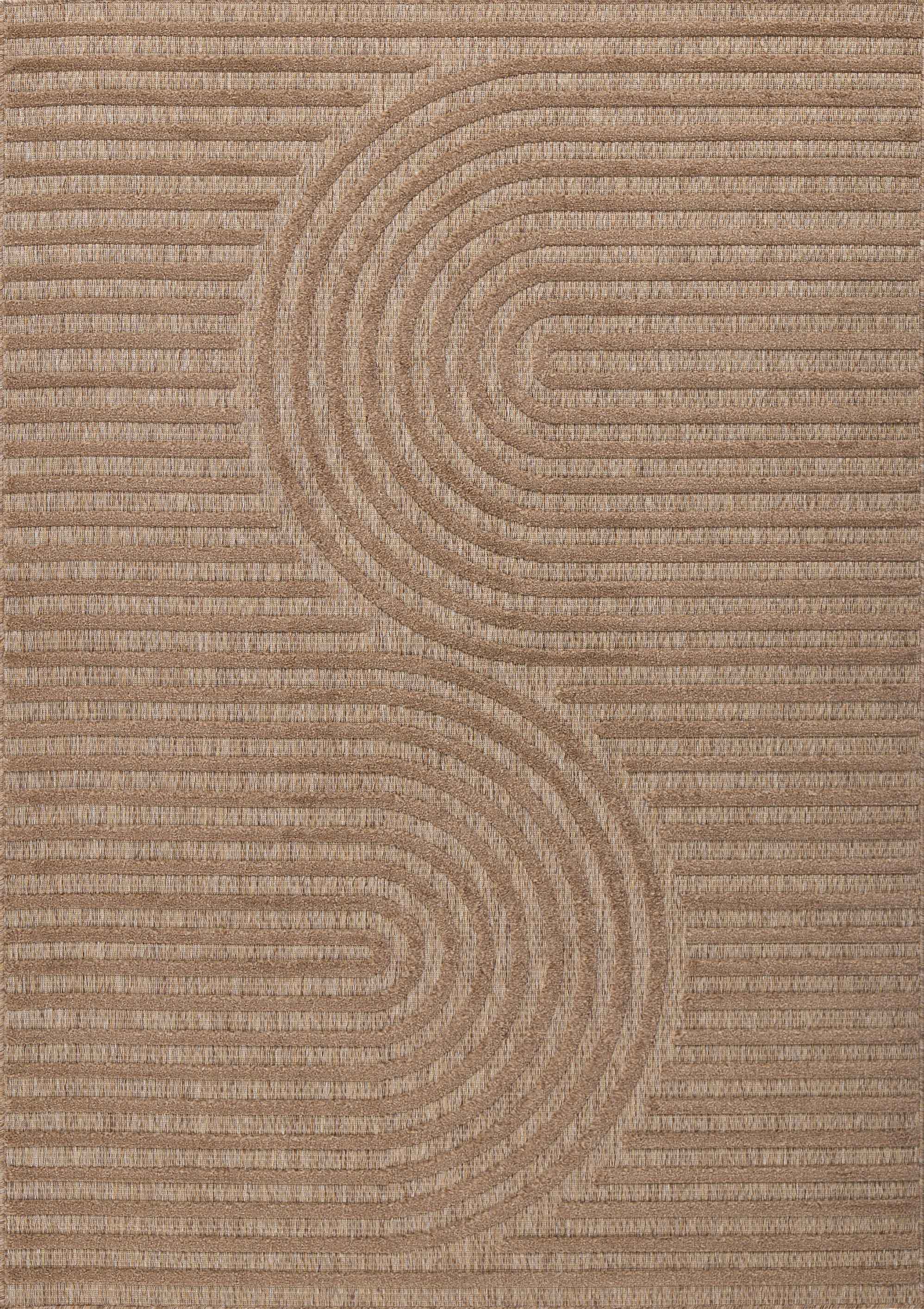 Indoor and outdoor rug SANTORINI 986 BEIGE: SAN986BEI Nazar rugs