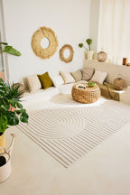 White symmetrical rug: SAN986BLA Nazar rugs
