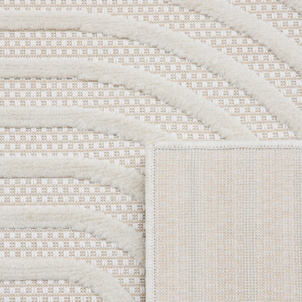 White symmetrical rug: SAN986BLA Nazar rugs