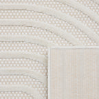 White symmetrical rug: SAN986BLA Nazar rugs