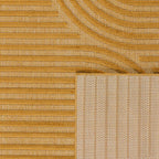 Santorini - Alfombra Interior/Exterior - Polipropileno - Amarillo