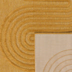 Santorini - Alfombra Interior/Exterior - Polipropileno - Amarillo